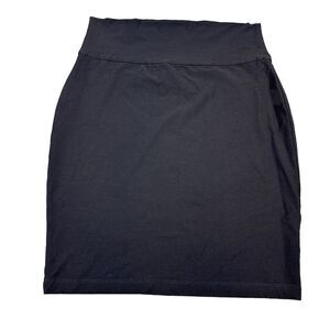 Eileen Fisher Skirt Womens Small Black Straight Pencil Work Wear Stretchy tight